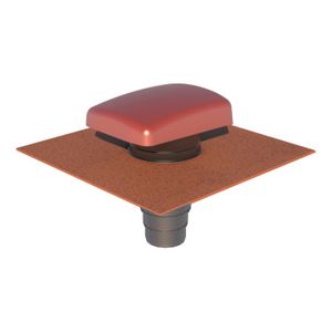RVT 200 Ontluchtingspan Universeel natuurrood Ubiflex