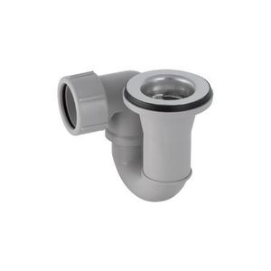 Douchebaksifon met plug v. 52mm gat