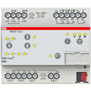 Fan Coil Controller ClimaEco KNX 0-10V 3-stage handbed MDRC (FCC/S1.2.2.1)