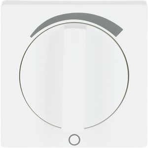 Centraalplaat v inbouw draaigreep volume f-matwit (1740 DR/03-884)