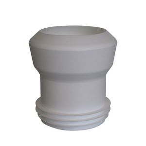 WC-Afvoermanchet recht lang 100 Wit 135mm hoog VVE=45