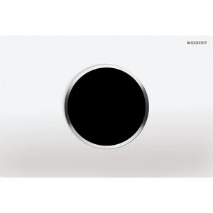Bedieningsplaat Sigma10 ROUND tbv reservoir 12cm Infrarood 230V wit/chroom excl. trafo 12V