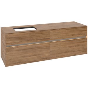 Wastafelonderkast Collaro 1600x548x500mm Oak.Kans C121B0RH