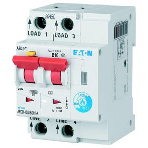 Vlamboogautomaat (AFDD) 10A 2p B-karakteristiek 10mA