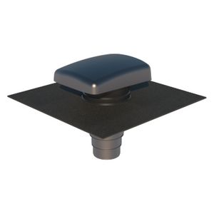 RVT 200 Ontluchtingspan Universeel grijs Ubiflex-zwart