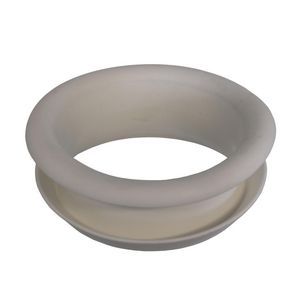 WC-Ringmanchet 100-110x48mm Wit TPE 120-125mm Gietp. VVE=10
