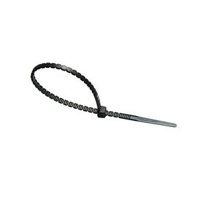 Zak a 100st. Duo tie bundelband twist to break 200x4.6mm zwart UV-bestendig