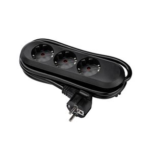 Smart 3x 230V RA 3mmet RA stekker zwart