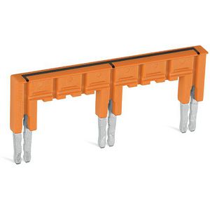 Brug geisoleerd oranje 282-437/012-000 VVE=10