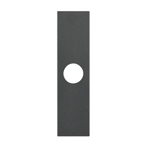 Sierplaat TV contactdoos zwart 1 module LivingNow