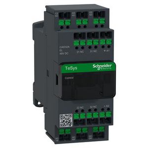 Hulpcontactor TeSys Deca 3NO 2NC 48V DC laag verb. snap-i