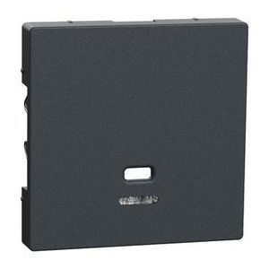 Centraalplaat trekschakelaar Controlevenster Antraciet