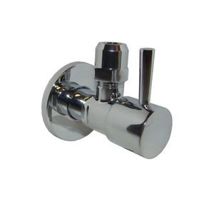 Hoekstopkraan 1/2"x1/2" rond design ms verchroomd