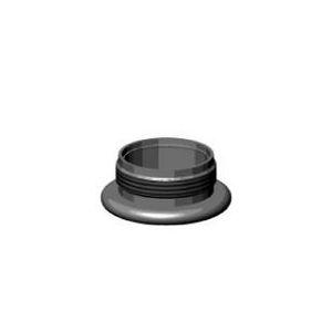 Beluchter mouw 31x13mm chr