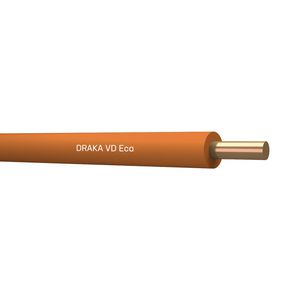 Doos a 100m. installatiedraad VD Eca og# 1,5mm² (Oranje)