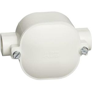 Trekdoos / lasdoos vierkant 2x16mm met deksel recycled kunststof