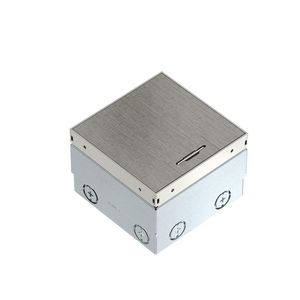 Vloercontactdoos Cross hatch 140x140x110