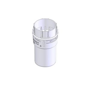 Adapter flex diameter 60 v.schachtbocht d-p