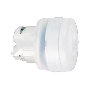 Drukknop Ø22mm met kapje Wit
