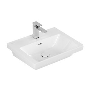 Wastafel Subway 3.0 550x440mm Wit Alpin CeramicPlus 4A70F4R1