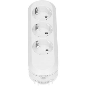 Smart 3x 230V RA zonder snoer wit