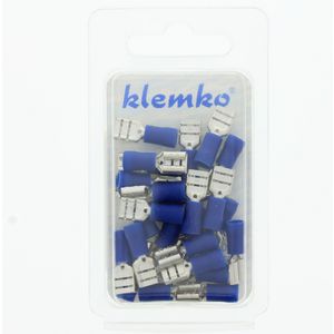 Blister a 25st. geisoleerde vlakstekerh 6,3x0,8mm 1,5-2,5mm²
