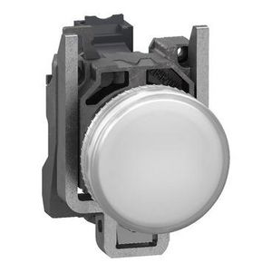 Controlelampje Harmony XB4 metaal wit 22mm universele LED ef