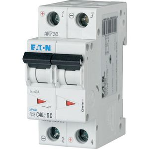 Installatieautomaat (MCB) PLS6 40 A 2P C-karakteristiek DC, 6ka