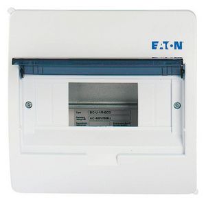 Installatiekast inbouw IP40 1x8TE deur transparant