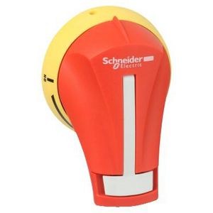 Draaibediening Direct/Voorkant -Rood/Geel IP65 Acc. TeSys