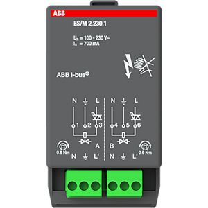 Verwarmingsaktormodule KNX 2-voudig 230 V (ES/M2.230.1)