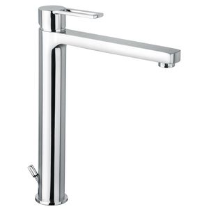 Verhoogde RINGO wastafelmengkraan met waste-inrichting 1.1/4" RIN085CR chroom