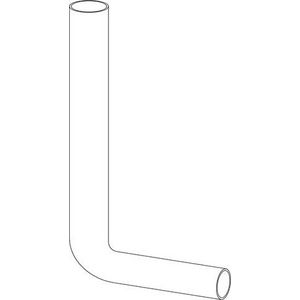 Valpijpbocht 380x210mm wit