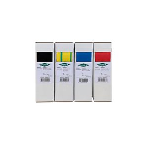 Krimpkous 1,2mm naar 0,6mm geel rol 15mtr.