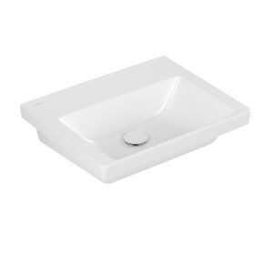 Wastafel Subway 3.0 550x440mm Wit Alpin CeramicPlus 4A70F6R1
