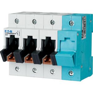 Zekeringlastscheider D02 of D01, 63A, 400VAC, 3p+n 106mm Eaton