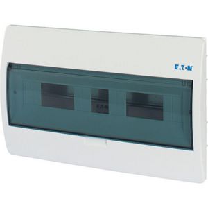 Installatiekast inbouw IP40 1x18TE deur transparant