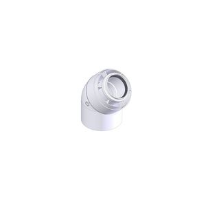 Bocht Ø60/100 45°  d-p/a