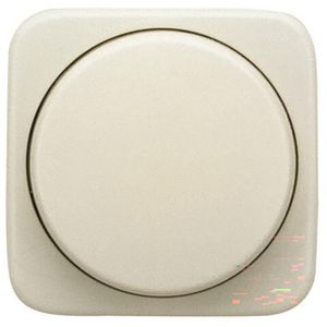 Centraalplaat + knop voor draaidimmer SI creme