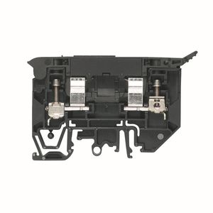 Zekeringsklem schoefaansluiting zw 4mm² 10A 70V c VVE=25