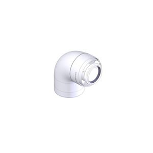Bocht Ø60/100 90°  d-p/a