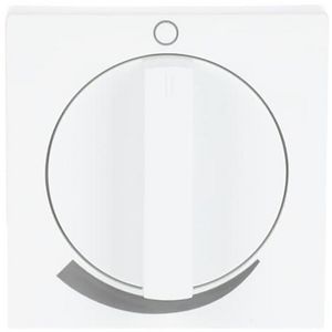 Centraalplaat v inbouw draaigreep volume s-studiowit (1740 DR/03-84)