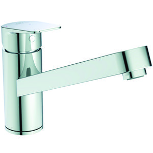 Keukenmengkraan laag m. draaibare buisuit Bluestart chroom Ceraplan