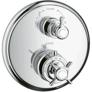 Afbouwdeel AXOR Montreux inbouw thermostaat+stop- en omstelkraan chroom