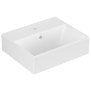 Memento wastafel 500x420mm alpin met overloop/kraangat