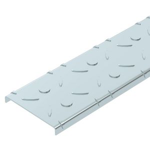 Lengte a 3m. Deksel ribbelpr. beloopbare kabelgoot 100