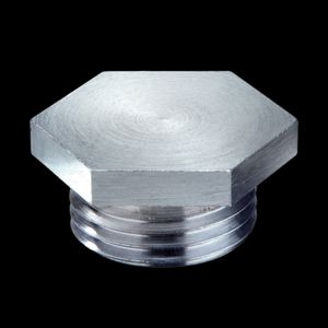 Blindstop chroom, met metrische draad M30 (VSM30/Cr)