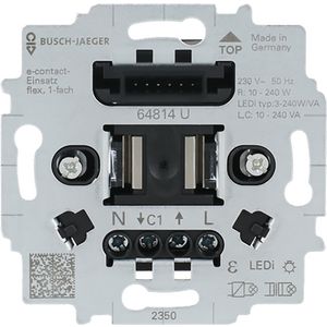 Flex e-contactsokkel 1-voudig (64814 U)