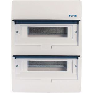 Installatiekast, inbouw, IP40, 2x12TE, deur transparant Eaton