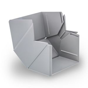 Buitenhoek 110X62mm grijs